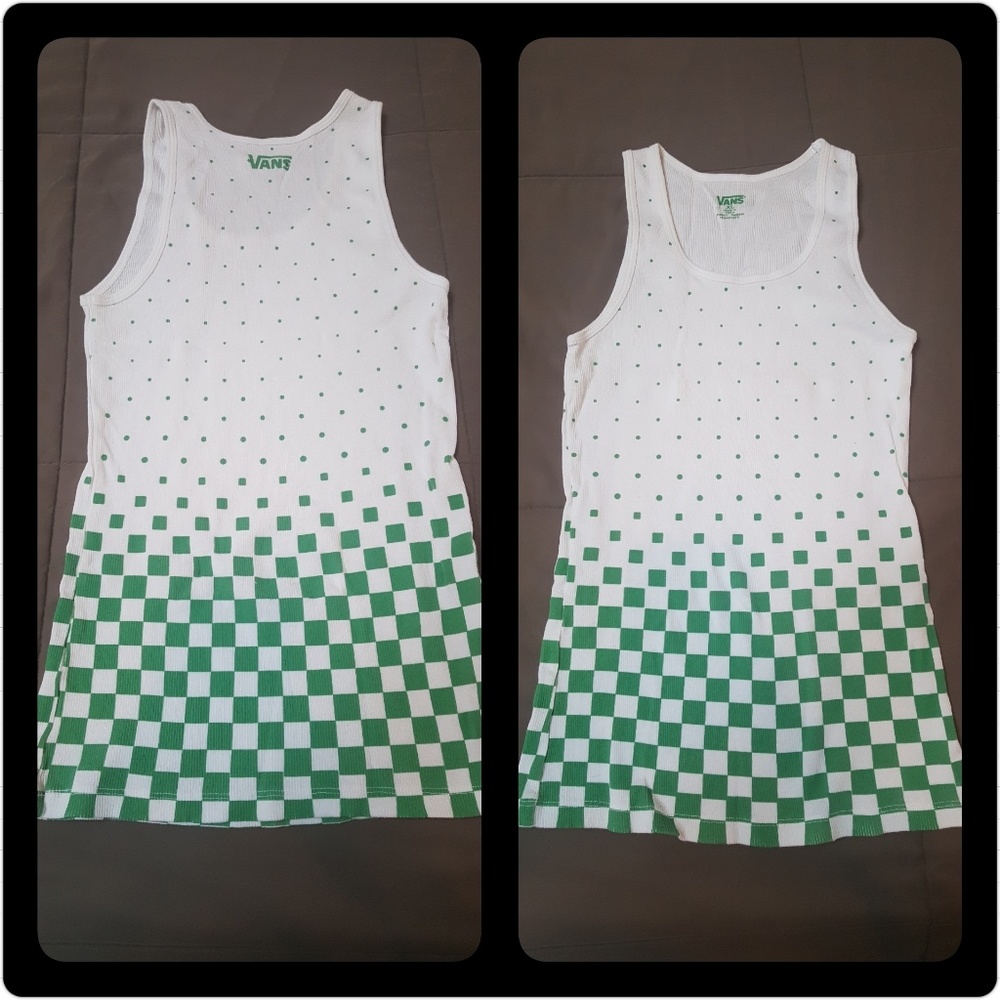 Vans Off the Wall checkered tank
